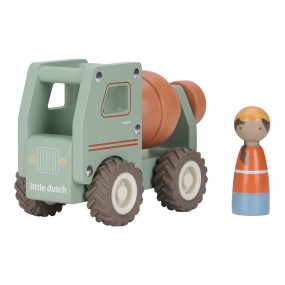 Betonwagen met figuur FSC - Little Dutch