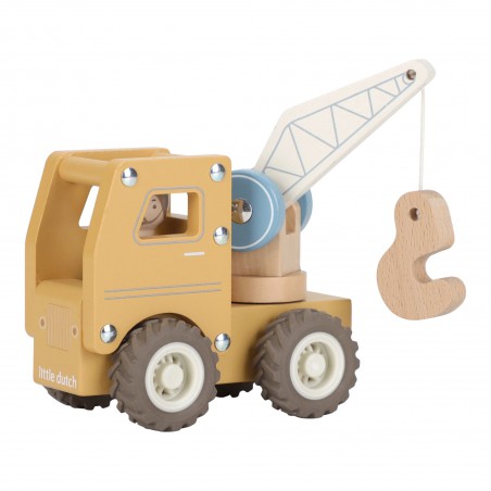 Kraanwagen met figuur FSC - Little Dutch Kraanwagen met figuur FSC - Little Dutch