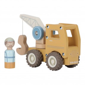 Kraanwagen met figuur FSC - Little Dutch