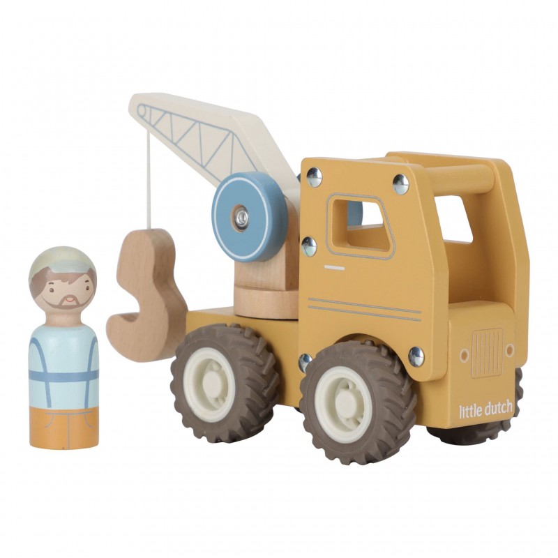 Kraanwagen met figuur FSC - Little Dutch