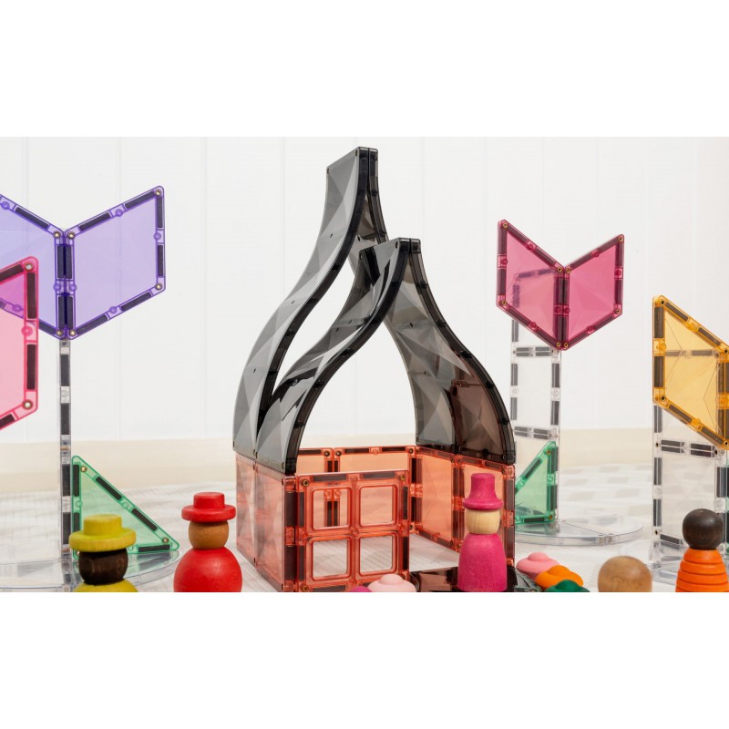 Connetix - Wegen, hellingen en kruispunten, 16 stuks