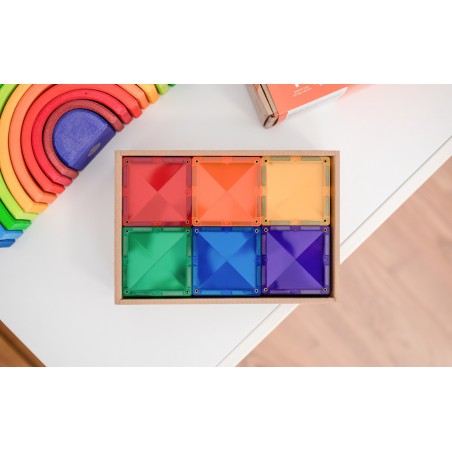 Connetix - Regenboog vierkant pakket, 42 stuks Connetix - Regenboog vierkant pakket, 42 stuks