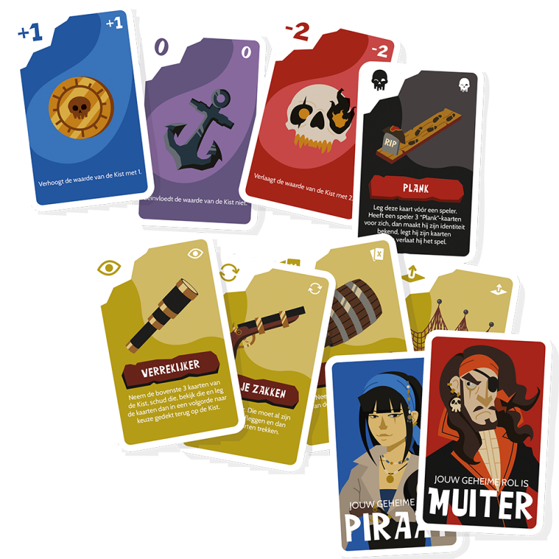 Verraders aan boord, kaartspel 999 Games