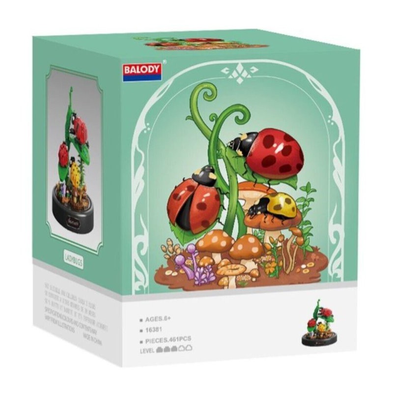 Bloemen met lieveheersbeestje, Balody