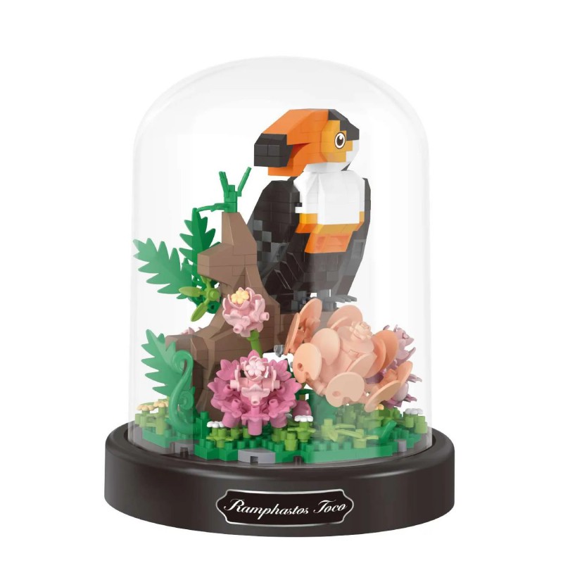 Bloemen met toekan, Balody