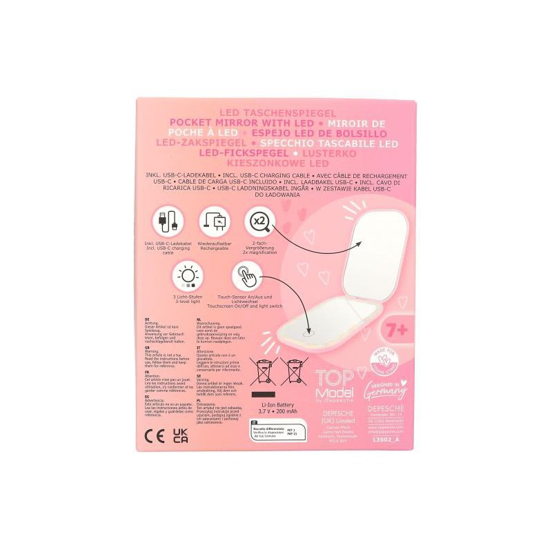 TOPModel, Zakspiegel BEAUTY and ME 13502