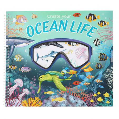 Depesche, Create your Ocean Life met holofoil stickers 13600 Depesche, Create your Ocean Life met holofoil stickers 13600