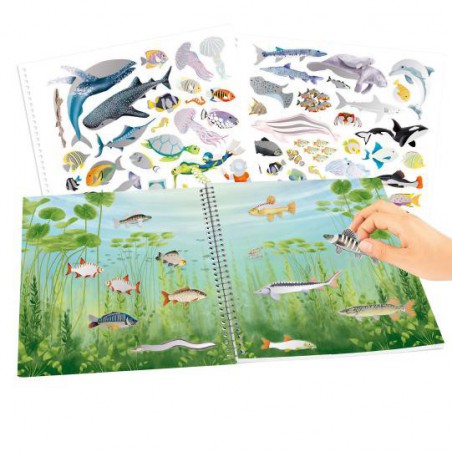 Depesche, Create your Ocean Life met holofoil stickers 13600 Depesche, Create your Ocean Life met holofoil stickers 13600