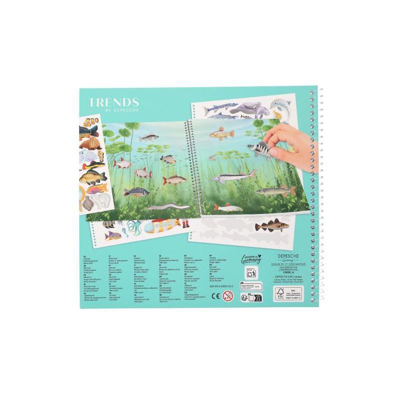 Depesche, Create your Ocean Life met holofoil stickers 13600