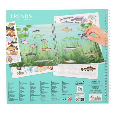 Depesche, Create your Ocean Life met holofoil stickers 13600 Depesche, Create your Ocean Life met holofoil stickers 13600