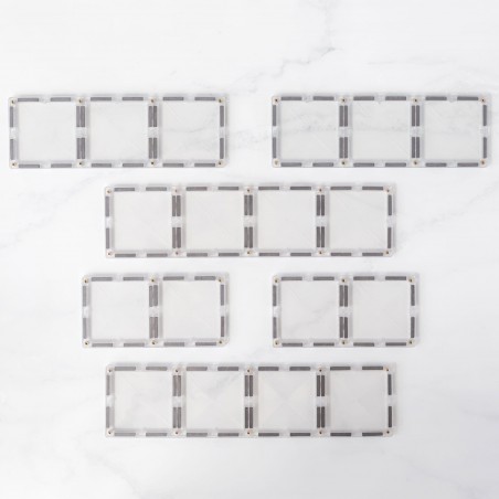 Connetix - Transparante rechthoek set, 12 stuks Connetix - Transparante rechthoek set, 12 stuks