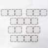 Connetix - Transparante rechthoek set, 12 stuks Connetix - Transparante rechthoek set, 12 stuks