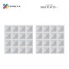 Connetix - Transparante basisplaat set, 2 stuks Connetix - Transparante basisplaat set, 2 stuks