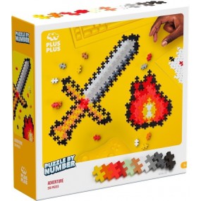 Plus-Plus - Puzzle by number Zwaard