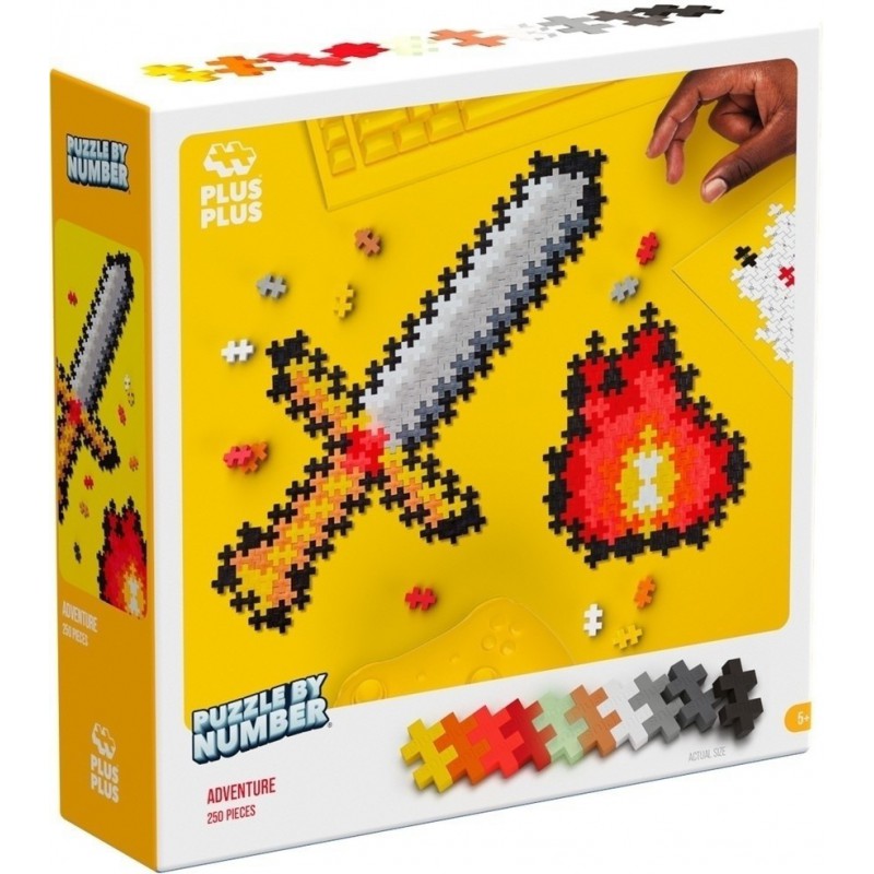 Plus-Plus - Puzzle by number Zwaard