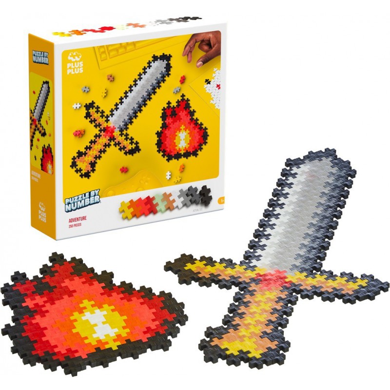 Plus-Plus - Puzzle by number Zwaard