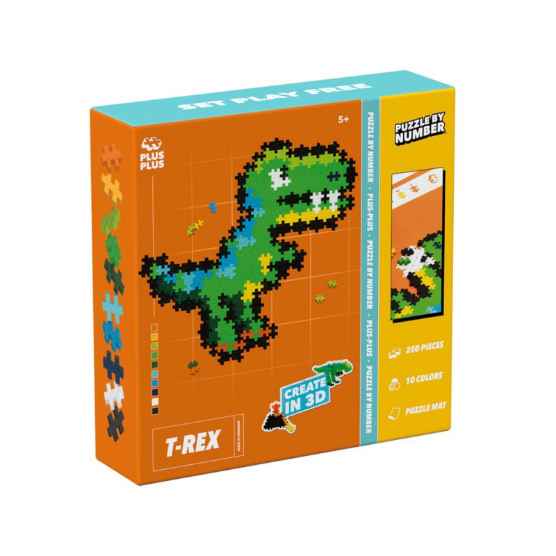 Plus-Plus - Puzzle by number T-Rex