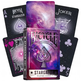 Pokerkaarten Bicycle Stargazer 201 roze