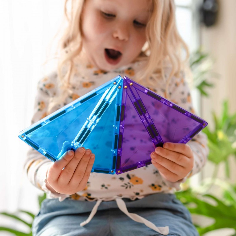 Connetix - regenboog geometrie set, 30 stuks