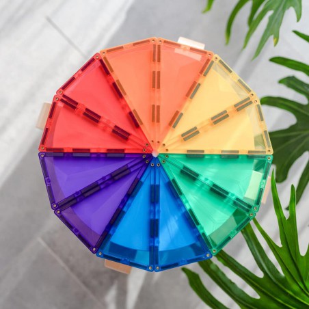 Connetix - regenboog geometrie set, 30 stuks Connetix - regenboog geometrie set, 30 stuks