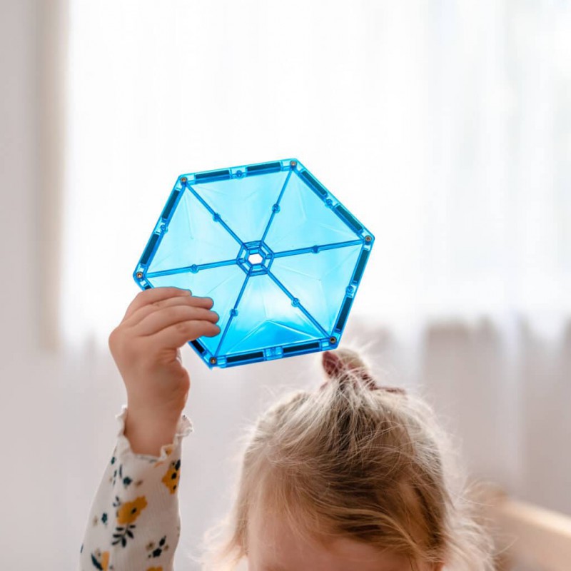 Connetix - regenboog geometrie set, 30 stuks