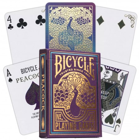 Pokerkaarten Bicycle Purple Peacock Pokerkaarten Bicycle Purple Peacock