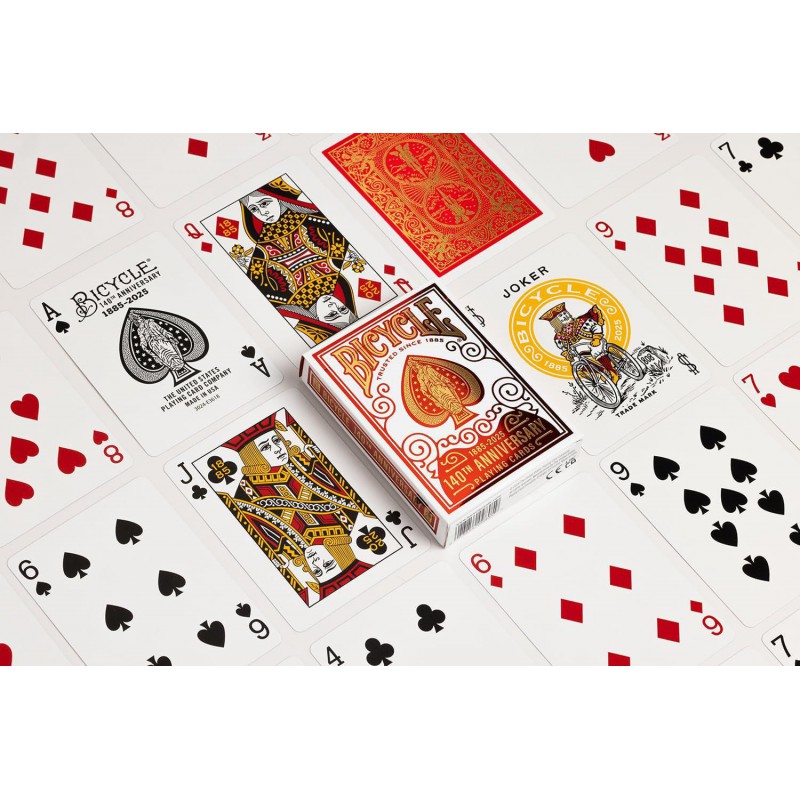 Pokerkaarten Bicycle 140th anniversary