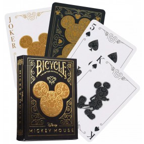 Pokerkaarten Bicycle Disney Mickey Black/Gold