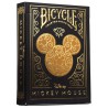 Pokerkaarten Bicycle Disney Mickey Black/Gold