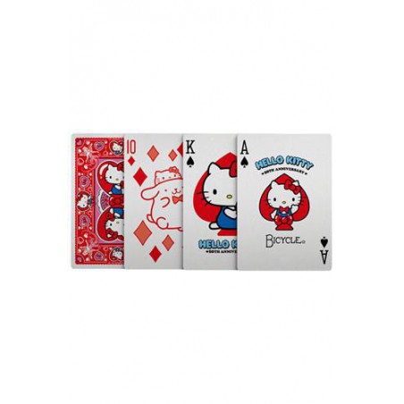 Pokerkaarten Bicycle Hello Kitty 50th Anniversary