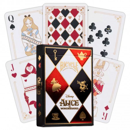 Pokerkaarten Bicycle Alice in Wonderland