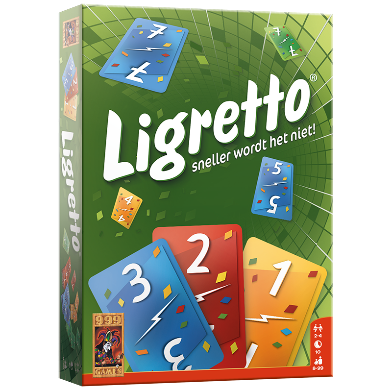 Ligretto Groen - Kaartspel, 999 Games