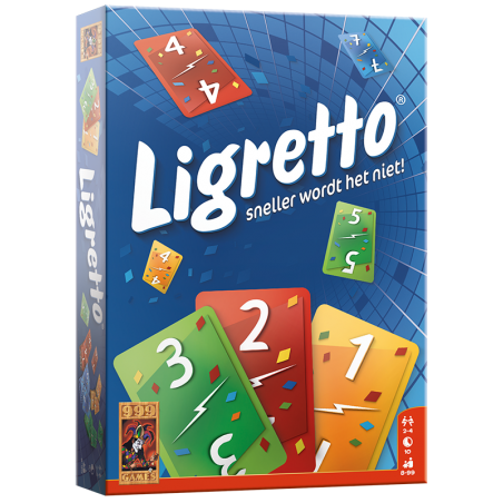 Ligretto Blauw - Kaartspel, 999 Games Ligretto Blauw - Kaartspel, 999 Games