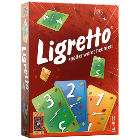 Ligretto Rood - Kaartspel, 999 Games