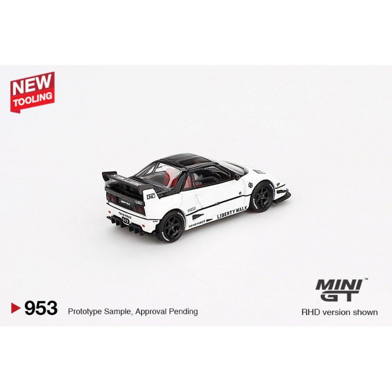 Mazda AZ-1 Liberty Walk LB40 (Wit) 1:64, Mini GT (953)