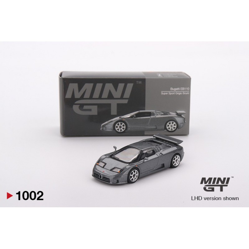Bugatti EB110 (Super Sport Grigio Scuro) 1:64, Mini GT (1002)