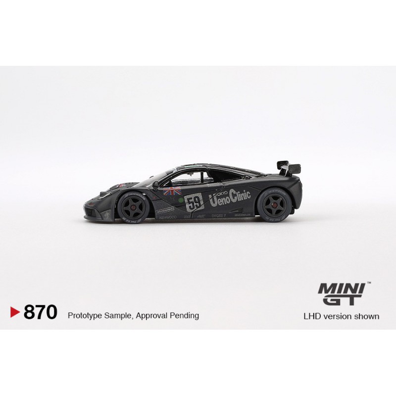 McLaren F1 GTR nr59 (1995 Le Mans 24Hr Winner Post-Race Weathered) 1:64, Mini GT (870)