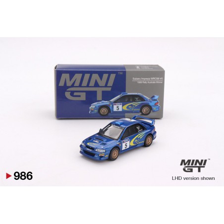 Subaru Impreza WRC98 (1998 Rally Monte-Carlo 3rd Place nr3) 1:64, Mini GT (975)