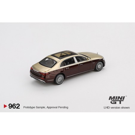 Mercedes-Maybach S 680 (Gold / Dark Red Metallic) 1:64, Mini GT (962)