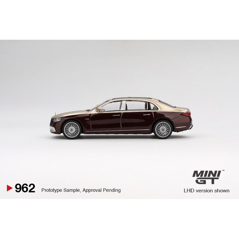 Mercedes-Maybach S 680 (Gold / Dark Red Metallic) 1:64, Mini GT (962)