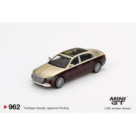 Mercedes-Maybach S 680 (Gold / Dark Red Metallic) 1:64, Mini GT (962)