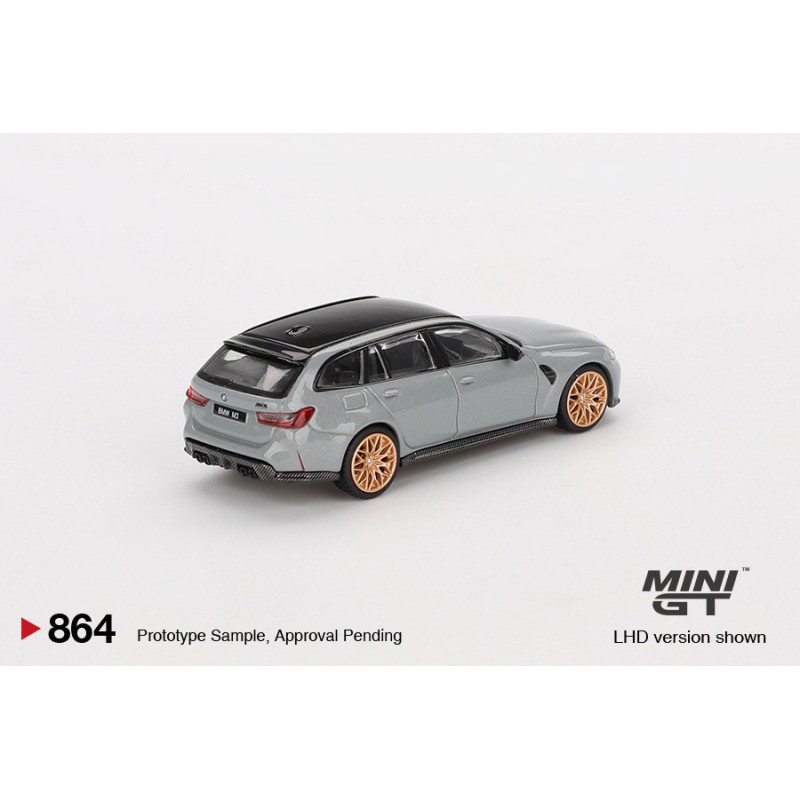 BMW M3 Competition (Touring Brooklyn Grey) 1:64, Mini GT (864)