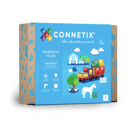 Connetix - Regenboog motion set, 24 stuks Connetix - Regenboog motion set, 24 stuks