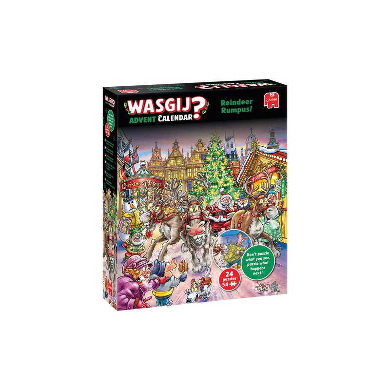Wasgij Advent kalender 2025 24x54 stukjes Jumbo