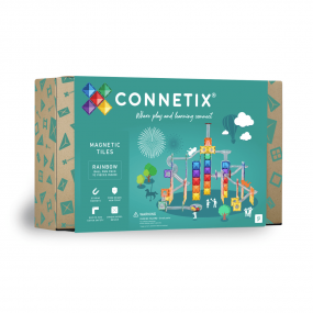 Connetix - Regenboog knikkerbaan set, 92 stuks
