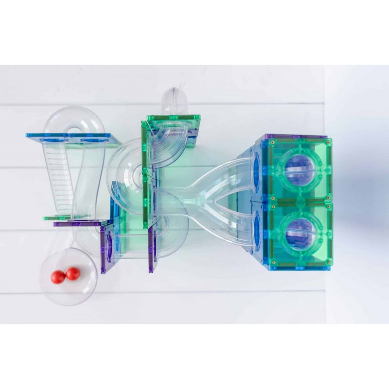 Connetix - Regenboog knikkerbaan set, 92 stuks