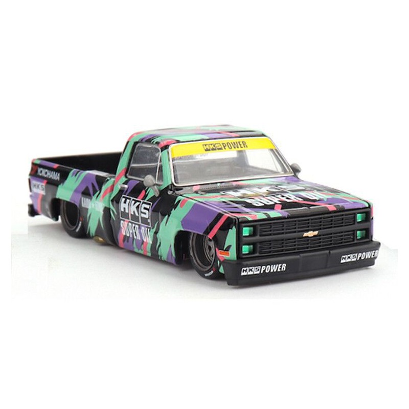 Chevrolet Silverado Kaido HKS V1 1:64, Kaido House, Mini GT (173)