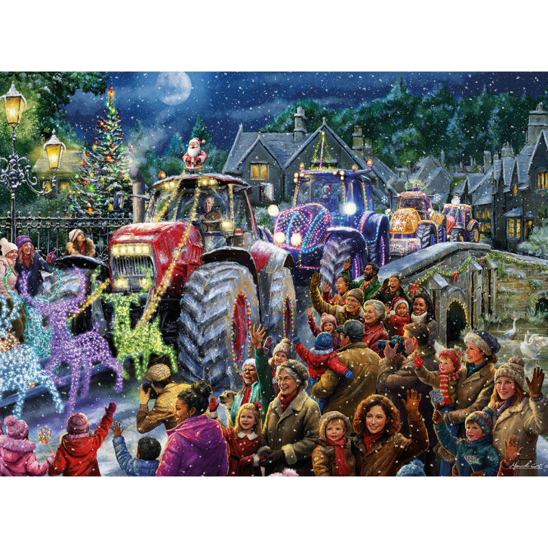 Farmer Christmas, 500XL stukjes, puzzel Gibsons