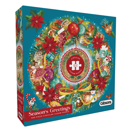 Season's greetings, 500 stukjes, Gibsons