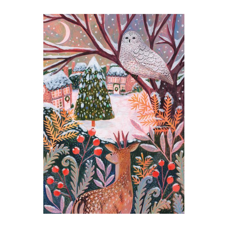 Frosty Fauna, 3x500 stukjes, Gibsons puzzel